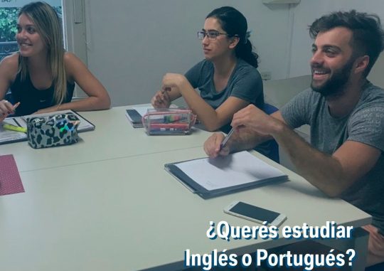 ¿Querés estudiar Inglés, Portugués o Italiano?